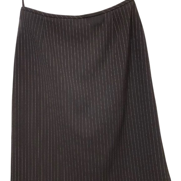Tahari Black with White Stripes Skirt - Buy 1 Get 2 FREE - Picture 1 of 3